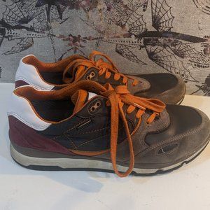 GEOX AMPHIBIOX RESPIRA MENS CASUAL SNEAKERS MULTICOLOUR SIZE 8